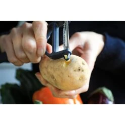 Opinel Eplucheur Rasoir T DUO Bois Bleu 11 Opinel Eplucheur Rasoir T DUO Bois Bleu -Opinel 401017 4 2 Eplucheur rasoir T DUO bois bleu Opinel