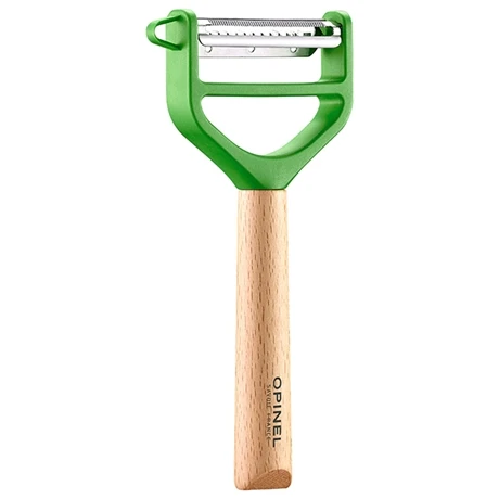Opinel Eplucheur Rasoir T DUO Bois Vert 4 Opinel Eplucheur Rasoir T DUO Bois Vert – Image 2