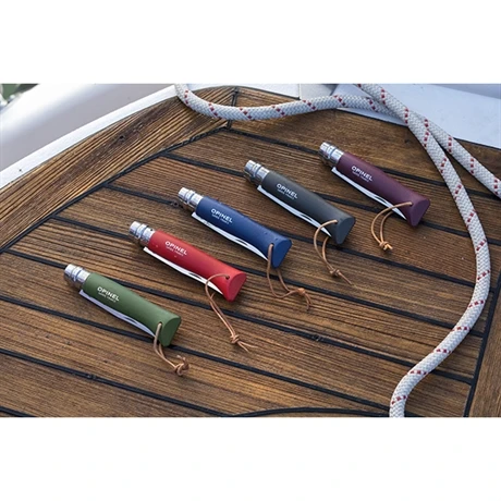 Opinel Couteau Pliant N°08 Baroudeur Rouge 8,5 Cm 4 Opinel Couteau Pliant N°08 Baroudeur Rouge 8,5 Cm – Image 2