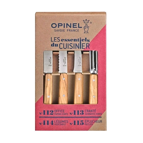Opinel Coffret Les Essentiels Olivier 3 Opinel Coffret Les Essentiels Olivier