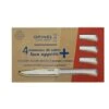 Opinel Coffret 4 Couteaux De Table Lame Micro-dentée 11 Cm Bon Appétit Plus Nuage -Opinel 419002 0 2 Coffret 4 couteaux de table lame micro dentee 11 cm Bon Appetit Plus nuage Opinel