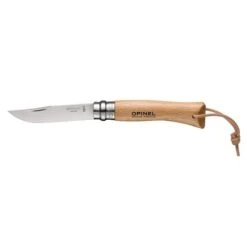 Opinel Couteau Pliant N°7 Lame Inox 8 Cm Avec Lanière Baroudeur