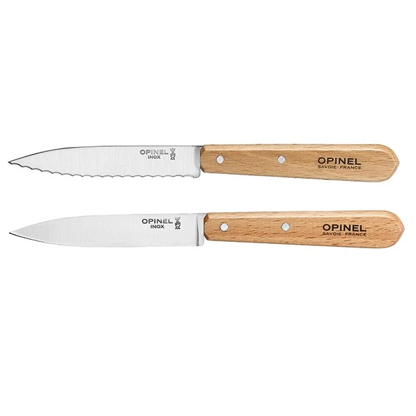 Opinel Set 2 Couteaux Office Lames Lisse Et Crantée 10 Cm Couleur Naturel 3 Opinel Set 2 Couteaux Office Lames Lisse Et Crantée 10 Cm Couleur Naturel