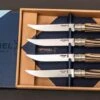Coffret 4 Couteaux Table Opinel Bouleau Lamellé -Opinel COFFRET 4 COUTEAUX TABLE OPINEL BOULEAU LAMELLE 1 zoom