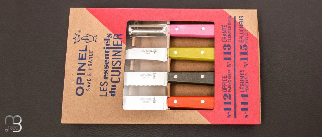 Coffret De Couteaux De Cuisine Opinel Les Essentiels Fifties 3 Coffret De Couteaux De Cuisine Opinel Les Essentiels Fifties
