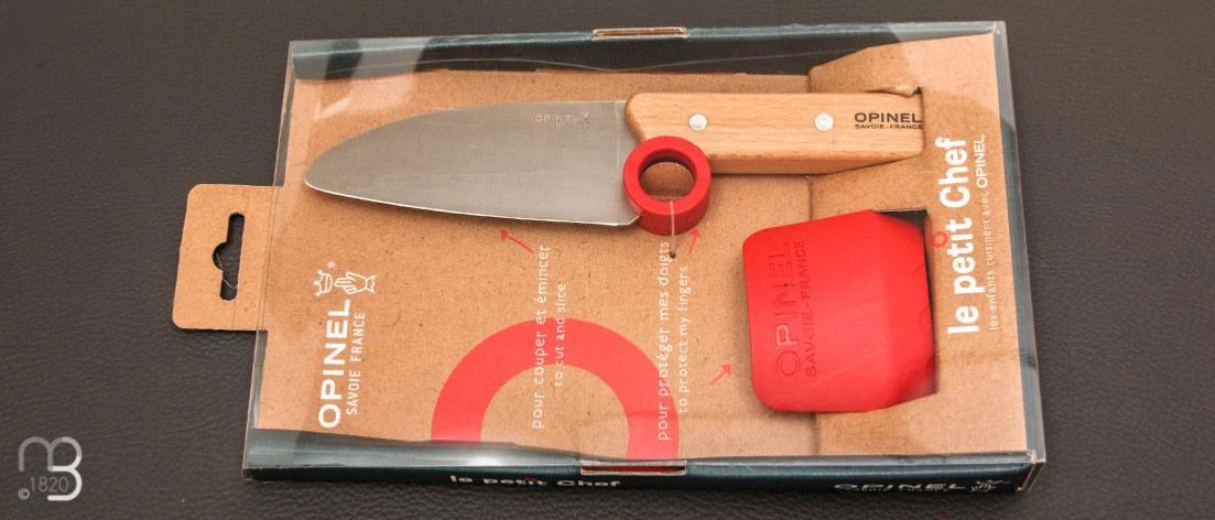 Coffret éminceur Et Protège-doigt "Le Petit Chef" Par Opinel 3 Coffret éminceur Et Protège-doigt "Le Petit Chef" Par Opinel