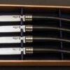 Coffret 4 Couteaux Table Chic Opinel Ébène -Opinel Coffret 4 Couteaux table Opinel Ebene 1 zoom