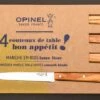Coffret 4 Couteaux Opinel De Table Esprit Sud -Opinel Coffret 4 ctx Opinel de table Esprit Sud 1 zoom