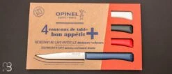 Opinel Coffret 4 Couteaux De Table Bon Appétit+ Primo