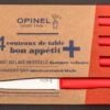 Opinel Coffret 4 Couteaux De Table Bon Appétit + Rouge -Opinel Coffret 4 ctx de table Bon appetit rouge 1 zoom