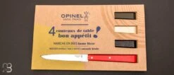 Opinel Coffret 4 Couteaux De Table Esprit Loft