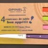 Opinel Coffret 4 Couteaux De Table Esprit Pop 1 Opinel Coffret 4 Couteaux De Table Esprit Pop -Opinel Coffret 4 ctx de table Esprit Pop 1 zoom