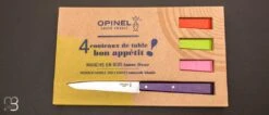 Opinel Coffret 4 Couteaux De Table Esprit Pop