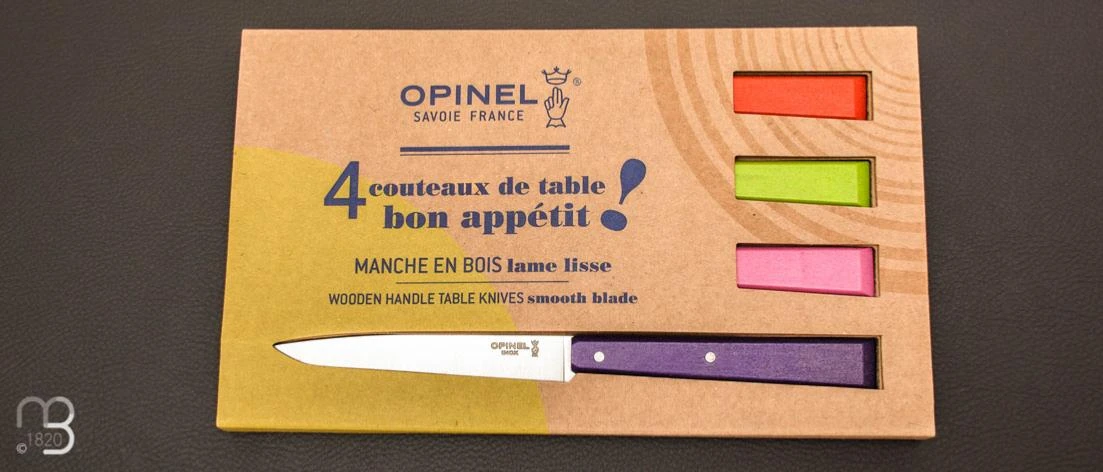 Opinel Coffret 4 Couteaux De Table Esprit Pop 3 Opinel Coffret 4 Couteaux De Table Esprit Pop