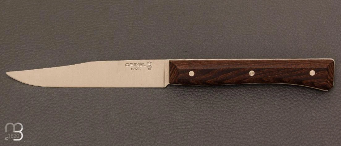 Coffret De 4 Couteaux De Table Facette Opinel En Frêne Sombre 4 Coffret De 4 Couteaux De Table Facette Opinel En Frêne Sombre – Image 2