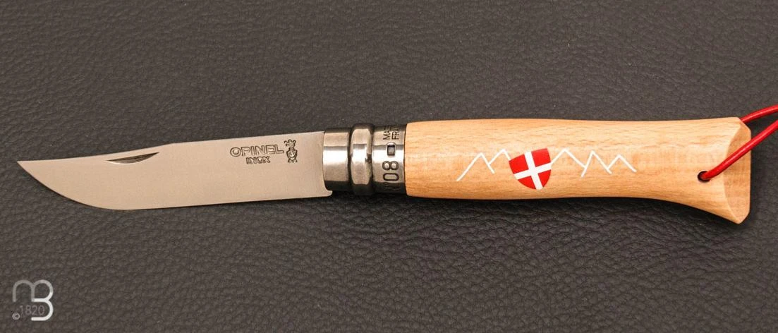 Couteau " Le Savoyard " N°08 Par Opinel - Inox Hêtre 3 Couteau " Le Savoyard " N°08 Par Opinel - Inox Hêtre