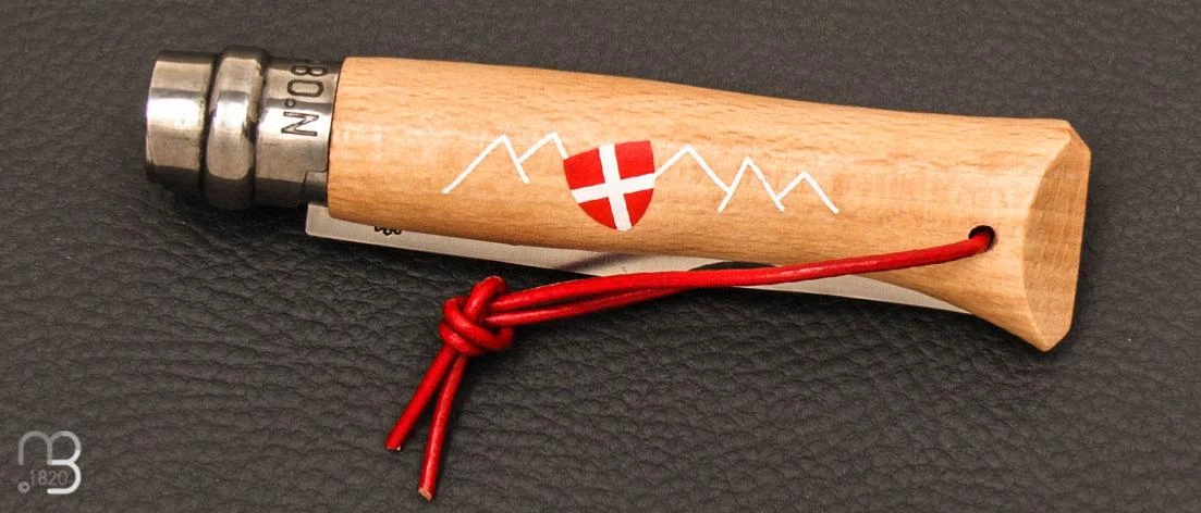 Couteau " Le Savoyard " N°08 Par Opinel - Inox Hêtre 5 Couteau " Le Savoyard " N°08 Par Opinel - Inox Hêtre – Image 3