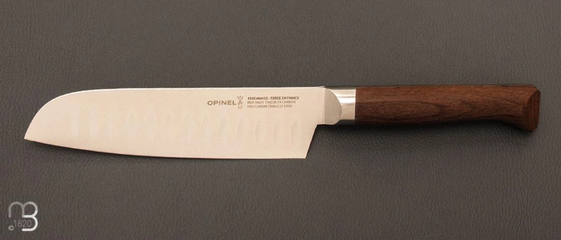 Couteau " Les Forgés 1890 " Par Opinel - Santoku Alvéolé 3 Couteau " Les Forgés 1890 " Par Opinel - Santoku Alvéolé