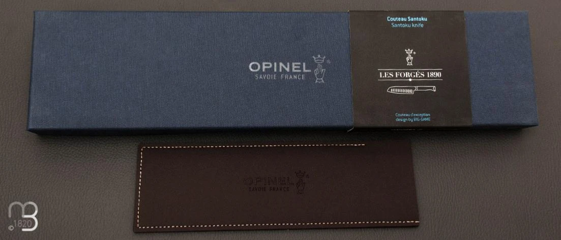 Couteau " Les Forgés 1890 " Par Opinel - Santoku Alvéolé 7 Couteau " Les Forgés 1890 " Par Opinel - Santoku Alvéolé – Image 5