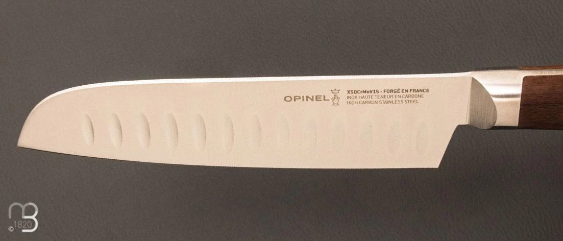 Couteau " Les Forgés 1890 " Par Opinel - Santoku Alvéolé 5 Couteau " Les Forgés 1890 " Par Opinel - Santoku Alvéolé – Image 3