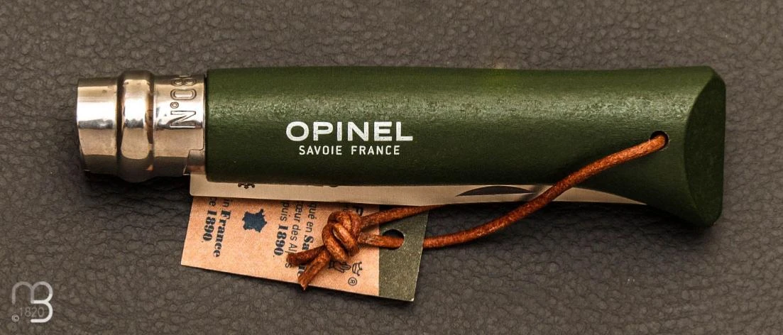 Couteau Opinel N°8 Baroudeur Kaki 5 Couteau Opinel N°8 Baroudeur Kaki – Image 3