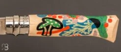 Couteau Opinel N°8 Perrine Honoré - Édition BIENNALE THEME NATURE -Opinel Couteau Opinel N08 Perrine Honore Edition BIENNALE THEME NATURE 3 4 zoom