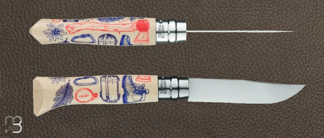 Couteau Opinel N°8 Bivouac Édition Escapade Par Jérémy " Les Aiguilles De Djé" 8 Couteau Opinel N°8 Bivouac Édition Escapade Par Jérémy " Les Aiguilles De Djé" – Image 6