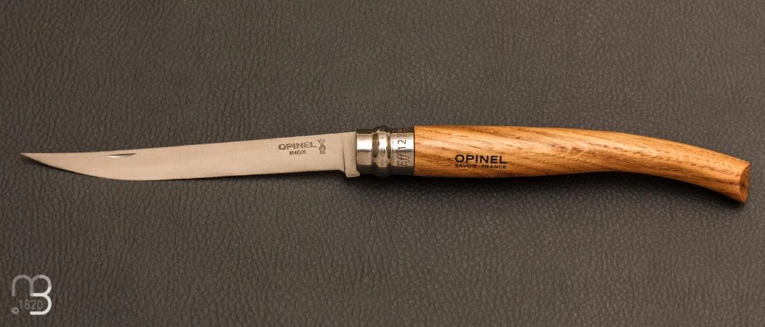 Couteau Opinel N°12 Effilé Lame Inox Manche En Chêne 3 Couteau Opinel N°12 Effilé Lame Inox Manche En Chêne