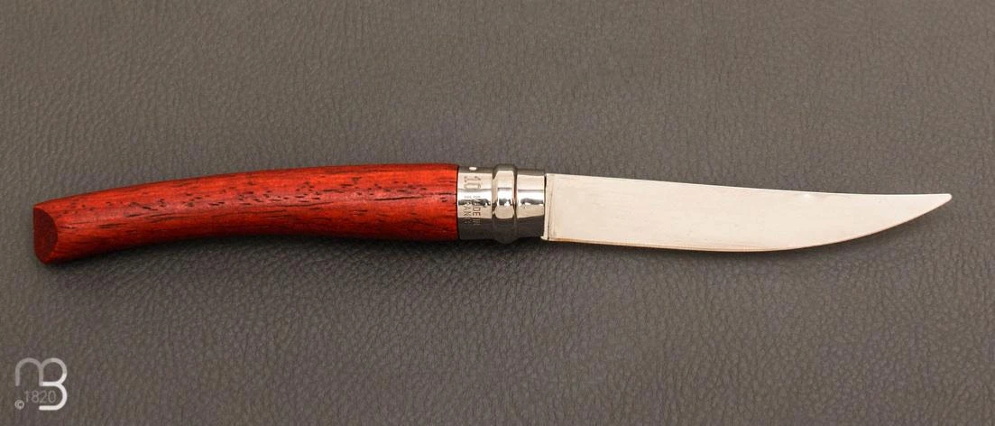 Couteau Opinel Effilé N°10 Inox Padouk - Nouvelle Version 4 Couteau Opinel Effilé N°10 Inox Padouk - Nouvelle Version – Image 2