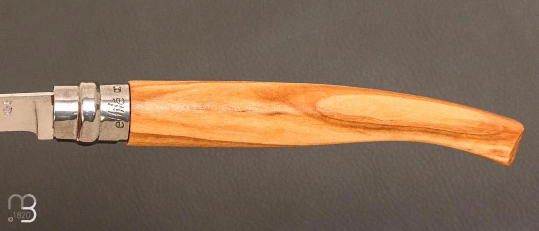 Couteau Opinel Effilé N°12 Inox Olivier - Nouvelle Version 5 Couteau Opinel Effilé N°12 Inox Olivier - Nouvelle Version – Image 3