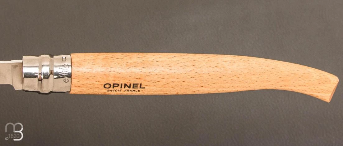 Couteau Opinel Effilé N°15 Inox Hêtre - Nouvelle Version 5 Couteau Opinel Effilé N°15 Inox Hêtre - Nouvelle Version – Image 3