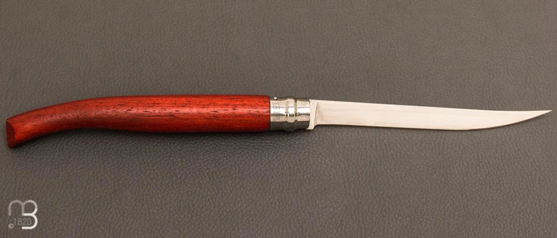 Couteau Opinel Effilé N°15 Inox Padouk - Nouvelle Version 4 Couteau Opinel Effilé N°15 Inox Padouk - Nouvelle Version – Image 2