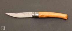 Couteau Opinel Effilé N°8 Inox Olivier - Nouvelle Version