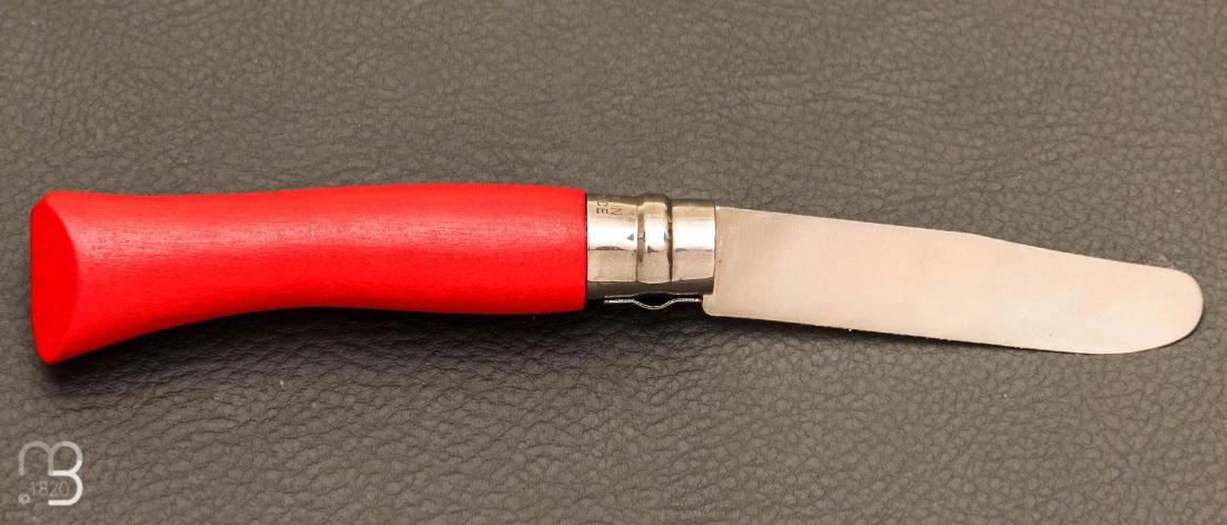 Couteau Opinel Enfant N°7 Inox Hêtre Rouge 4 Couteau Opinel Enfant N°7 Inox Hêtre Rouge – Image 2