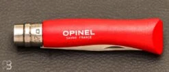 Couteau Opinel Enfant N°7 Inox Hêtre Rouge 7 Couteau Opinel Enfant N°7 Inox Hêtre Rouge -Opinel Couteau Opinel enfant n 7 inox hetre rouge 3 zoom
