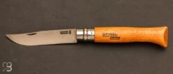 Couteau Opinel N°12 Carbone Hêtre