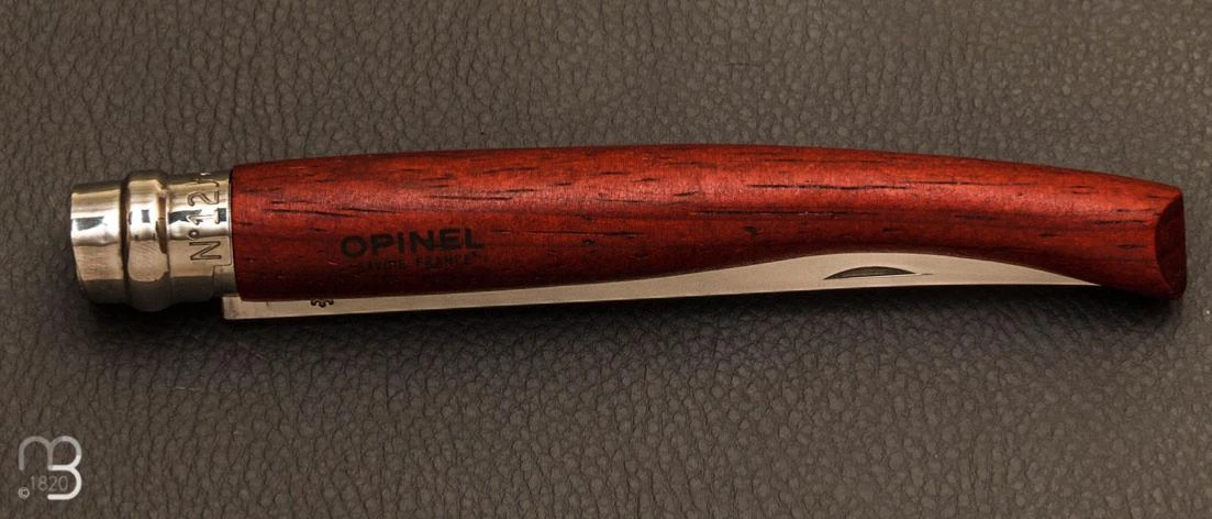 Couteau Opinel N°12 Effilé Lame Inox Manche En Padouk 5 Couteau Opinel N°12 Effilé Lame Inox Manche En Padouk – Image 3