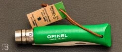 Couteau Opinel N°7 Baroudeur Vert Prairie -Opinel Couteau Opinel n 7 Baroudeur vert prairie 3 zoom
