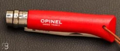 Couteau Opinel N°8 Baroudeur Rouge -Opinel Couteau Opinel n 8 Baroudeur Rouge 3 zoom