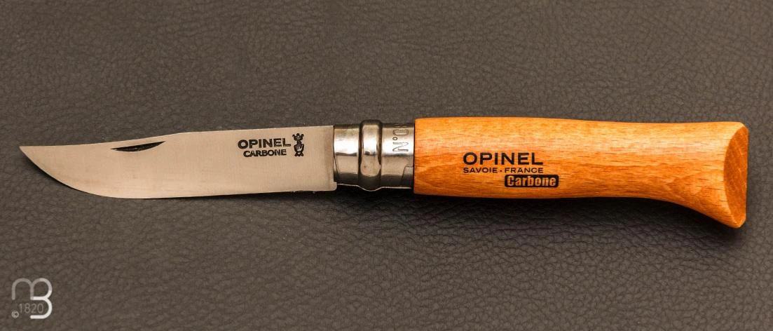Couteau Opinel N°8 Carbone Ou Inox Avec Plumier 3 Couteau Opinel N°8 Carbone Ou Inox Avec Plumier