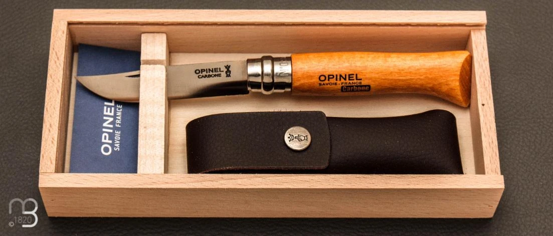 Couteau Opinel N°8 Carbone Ou Inox Avec Plumier 5 Couteau Opinel N°8 Carbone Ou Inox Avec Plumier – Image 3