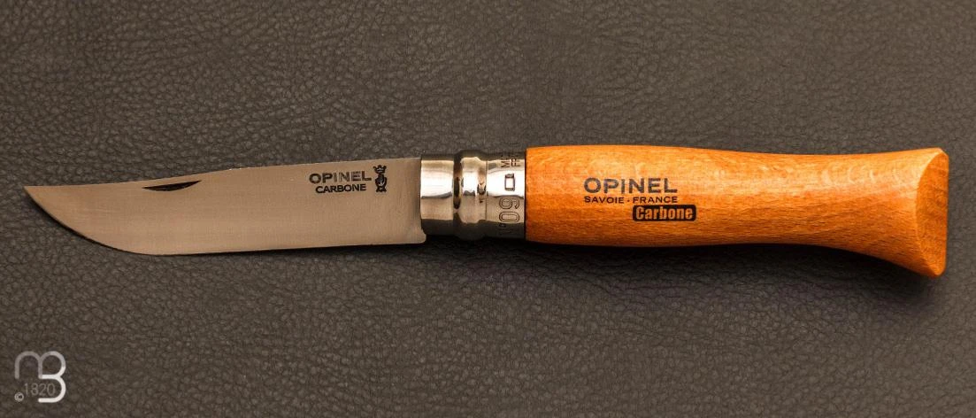 Couteau Opinel N°09 Manche Hêtre - Lame Acier Carbone 3 Couteau Opinel N°09 Manche Hêtre - Lame Acier Carbone