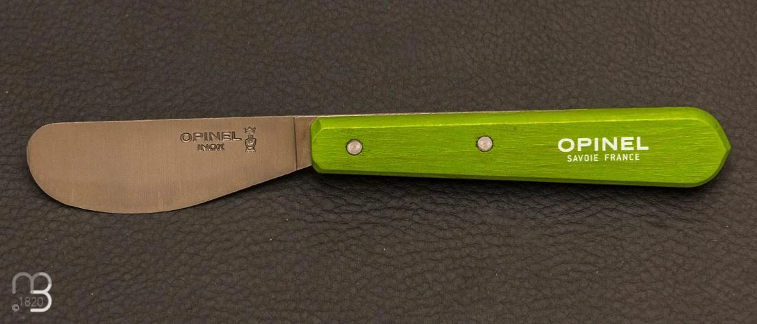 Couteau Tartineur Opinel Vert 3 Couteau Tartineur Opinel Vert