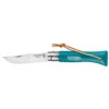 Couteau Pliant Français Baroudeur N°06 Inox Turquoise Manche Bois De Charme Opinel -Opinel CouteauPliantFrancaisBaroudeurN06InoxTurquoiseMancheBoisdecharmeOpinel
