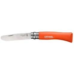 Couteau Pliant Français Mon Premier Opinel N°07 Inox Mandarine (6Pcs) Manche Hêtre Opinel