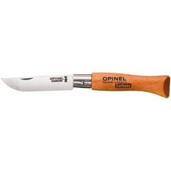 Couteau Pliant Français Tradition Carbone N°05 Manche Hêtre Opinel
