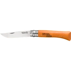 Couteau Pliant Français Tradition Carbone N°10 Manche Hêtre Opinel