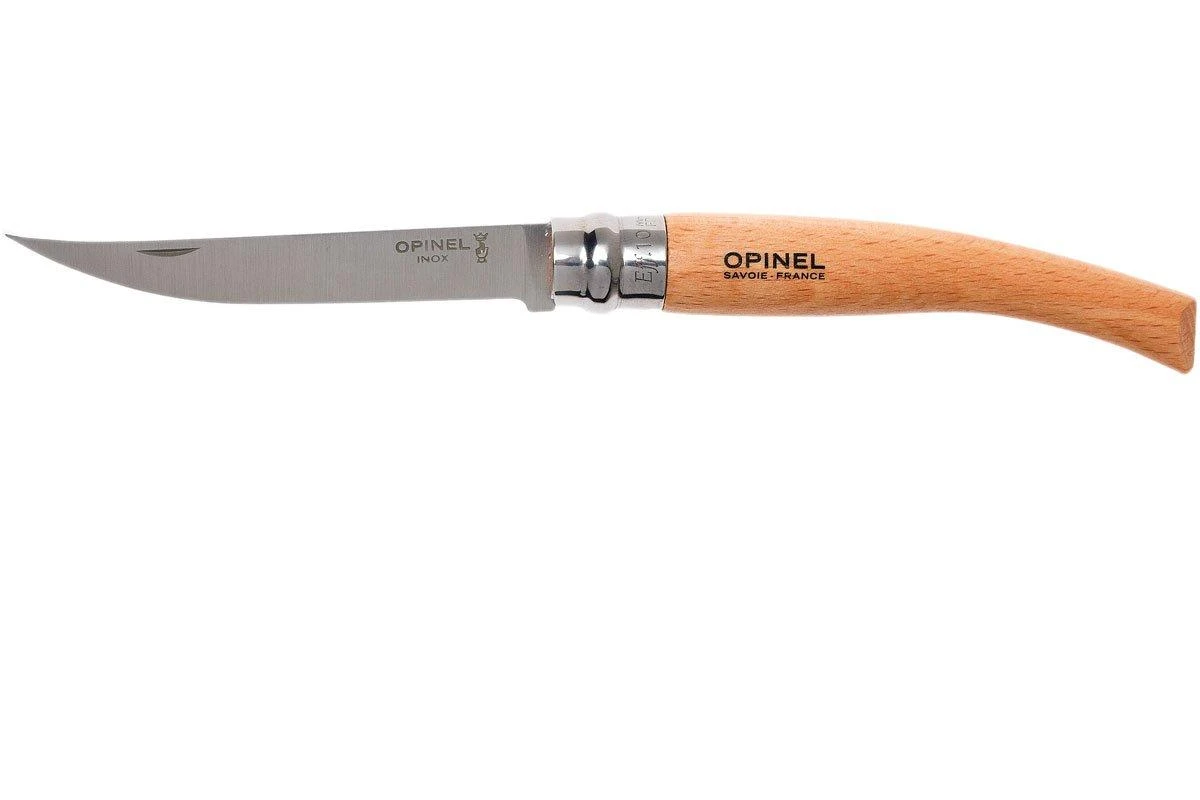 Opinel Slim Line No. 10 Hêtre, Couteau De Poche 3 Opinel Slim Line No. 10 Hêtre, Couteau De Poche