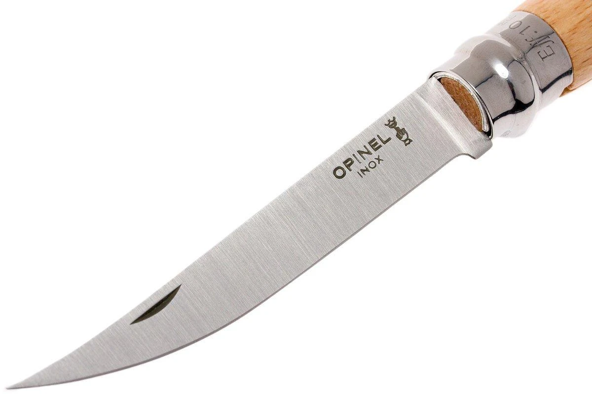 Opinel Slim Line No. 10 Hêtre, Couteau De Poche 5 Opinel Slim Line No. 10 Hêtre, Couteau De Poche – Image 3