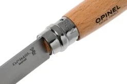 Opinel Couteau De Poche No. 8 Classic, Inox, Avec étui En Cuir, Hêtre -Opinel OP001089 07 opinel v201903